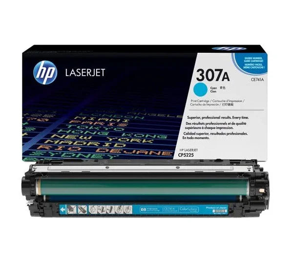 Original HP 307A LaserJet Toner Cartridge (CE741A) - Cyan - eBuy UAE